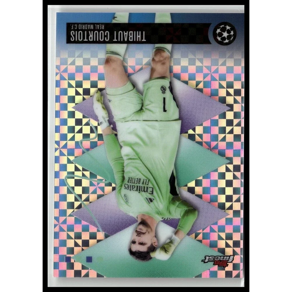 2025-26 Finest Thibaut Courtois Real Madrid Checkerboard Refractor #269